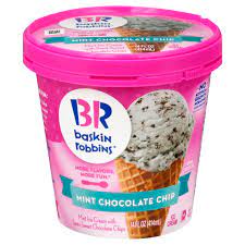 Baskin robbins is a classic ice cream institution. Baskin Robbins Mint Chocolate Chip Ice Cream Shop Ice Cream At H E B
