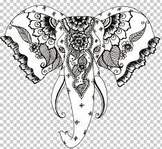 African Elephant Henna Tattoo Drawing Png Clipart Animal Animals Art Artwork Black And White Free Png Black elephant art, elephant drawing silhouette henna , elephant transparent background png clipart. african elephant henna tattoo drawing
