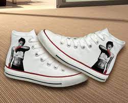 hand painted unique bad girl design converse shoes ayakkabilar