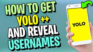 Yolo Hack How To Reveal Yolo Usernames Messages Yolo Snapchat 202 Yolo Easy Apps Reveal