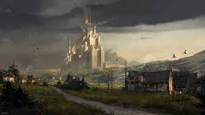 The Great Keep By Logan Turner Fantasy Landscape Fantasy Castle Image Painting