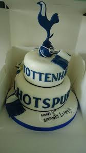 Another cake to leave the cake room this week is this triple chocola. Tottenham Hotspurs