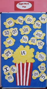 Sight Word Bulletin Board Kindergarten Classroom Decor Creative Activities For Kids Teaching Sight Words