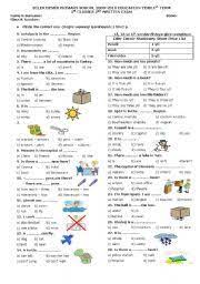 Asking questions about ell childrens backgrounds will allow teachers to accommodate the needs of. 5th Grade Test Ii Four Pages With A Great Variety Of Questions Esl Worksheet By Thalia Gralik
