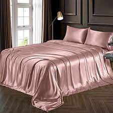 Luxury candlewick bedspread traditional bed throw size single double & king. Chvonttow 4 Piece Satin Sheets King Size Luxury Silky Satin Bed Sheets Set Wrinkle Fade Stain Resistant 1 Dee In 2021 Satin Sheets Bed Sheet Sets Luxury Bed Sheets