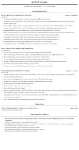 Sometimes, a resume just won't cut it. Human Resources Operations Resume Sample Mintresume