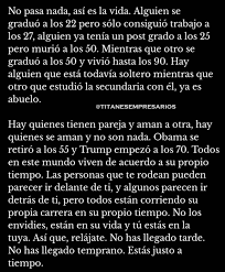 Estas Justo A Tiempo Titanesempresarios Mentesmillonarias Frases Motivadoras Frases Sabias Frases De Sabiduria