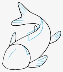 Add a tail to the medium fish. How To Draw A Koi Fish Really Coy Fish Drawing Easy Transparent Png 680x678 Free Download On Nicepng