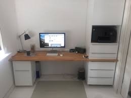 Custom ikea desk for college house. 18 Coolest Diy Ikea Desk Hacks To Try Shelterness