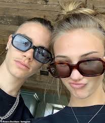03 06 2020 erkunde jutta kessays pinnwand beckham frisur auf. Romeo Beckham Pines For Girlfriend Mia Regan As He Shares A Throwback Snap