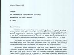 Jln pemuda no 11 a blok c perumnas madiun. Penampakan Surat Pengunduran Diri Roy Suryo Dari Partai Demokrat