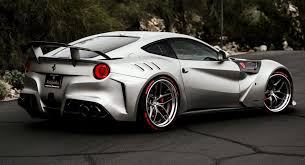 Every aspect of the f12 improves upon the specification of the 599 gtb fiorano. Would You Splurge On This Widebody Ferrari F12 Berlinetta Sema Show Car Carscoops