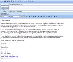 Formatted Sample Email Cold Contact Letter Cover Letter For Resume Email Cover Letter Cover Letter Format