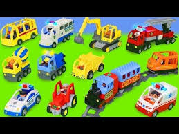 Lego Duplo Traktor Vinc Ekskavator Ve Yeni Itfaiyeci Oyuncak Polis Arabasi Excavator Toys Youtube Itfaiyeciler Lego Duplo Itfaiye Arabasi
