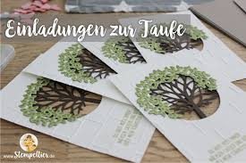 Einladung zur taufe als „brief an den täufling. Einladungen Zur Taufe Der Baum Als Symbol Stempeltier