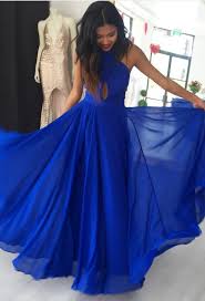 2020 A Line Princess Cheap Chiffon Royal Blue Prom Dresses Royal Blue Prom Dresses Prom Dresses Blue Simple Prom Dress