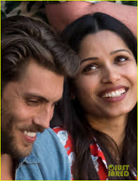 Freida Pinto Kisses Hot New Boyfriend Cory Tran at U.S. Open: Photo 4138271 