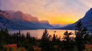 Glacier national park landscape 4k is part of the nature & landscape wallpapers collection. Wallpaper Usa Glacier National Park Nature Spruce 3840x2160