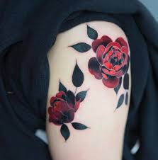 Red Rose Tattoos For Women Rose Tattoos For Women Tattoos Rose Tattoos