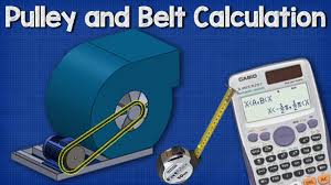 pulley belt calculations belt length distance between pulley wheels