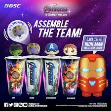 Golden screen cinemas provides total movie entertainment in the best halls with the best customer service to generate a healthy return to our stakeholders. Gsc Exclusive Avengers Endgame Tumblers And Iron Man Metal Container Are Now On Sale By Golden Screen Cinemas Sunway Carnival Mall