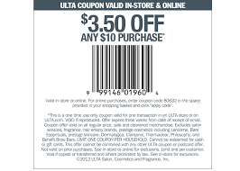 5 Off 10 Ulta Coupon Ulta Beauty Coupons