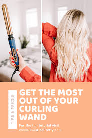 7 tips for getting beautiful curls with a curling wand make a high ponytail before starting to curl your hair and you'll make quick waves. Curling Wand Tips And Tricks For All Hair Types Twist Me Pretty