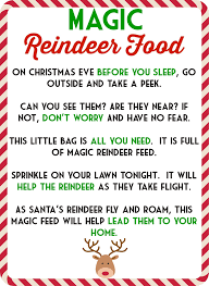 Magic Reindeer Food Poem Free Printable It S A Fabulous Life Magic Reindeer Food Poem Reindeer Food Magic Reindeer Food