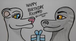 Happy Birthday Richard By Blackraptor1 Fur Affinity Dot Net Holiday background with blue gift bow with gift boxes illustration. happy birthday richard by blackraptor1