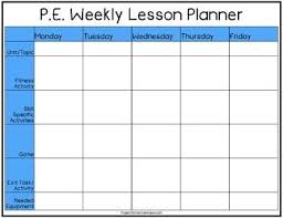 P E Lesson Planner Health Lesson Plans Lesson Planner Physical Education Lesson Plans