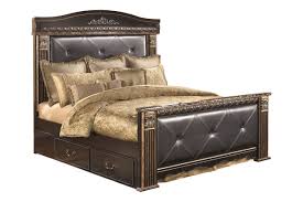 Coal Creek King Mansion Bed With Storage Ashley Furniture Bedroom Bedroom Sets Bed Storage