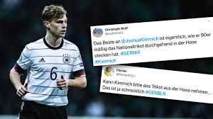 And thank you joshua for your trust and kind words: Joshua Kimmich Bei Em Quali Sein Hosen Look Sorgt Fur Uberraschung Stern De