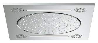Maybe you would like to learn more about one of these? Grohe 27939001 Rainshower F Series 15 Built In Shower Head Chrome 381 X 456 Mm Vieffetrade