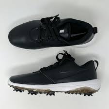 Nike Schuhe Nike Roshe G Tour Herren Golfschuhe Leder Neu Farbe Schwarz Weiss Grosse Verschiedene Nailgram Naila Golf Shoes Mens Golf Shoes Nike Roshe