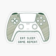 Sony's new dualsense controller is a huge step forward for console gaming, offering advanced like force feedback triggers and advanced haptics, but that means that developers will develop ps5 games with these features in mind. Ps5 Controller Stickers Redbubble
