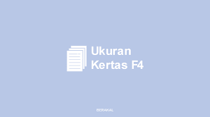 Buatlah surat lamaran kerja ke suatu perusahaan. Ukuran Kertas F4 Folio Dalam Mm Cm Dan Inchi