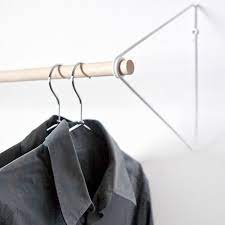 Small hanging rails for clothes. Fifti Fifti S Spring Is A Wall Mounted Clothes Rail