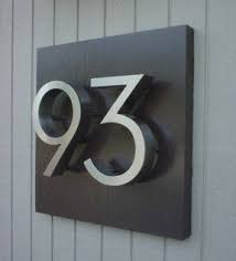 Get the best deal for numbers contemporary decorative door signs/plaques from the largest online selection at ebay.com. Metal House Number Signs Ideas On Foter