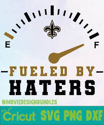 It supports grouping and transformations and can parse all path and. New Orleans Saints Fueled By Haters Logo Svg Png Dxf Movie Design Bundles