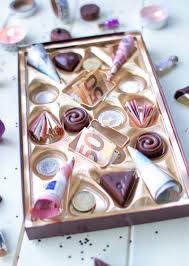 Als ehepaar gibt es viele wünsche, die erfüllt werden wollen. Mini Diy Geldgeschenk In Der Pralinenschachtel Trytrytry
