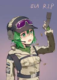 Ela R6s Rainbow Six Siege Anime Rainbow Art Rainbow Six Siege Art