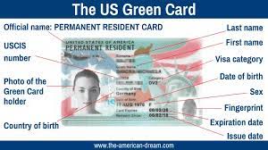 Us Green Card: Information On Permanent Resident Card