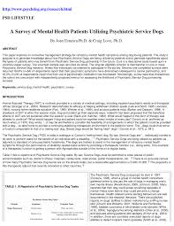 January 6, 2021— community photos from last year are now posted! Pdf A Survey Of Mental Health Patients Utilizing Psychiatric Service Dogs