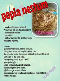 Popia Nestum Snacks Dishes Cooking Recipes Malaysian Dessert