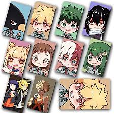 5% coupon applied at checkout save 5% with coupon. Amazon Com Wernerk My Hero Academia Boku No Hero Academia Izuku Midoriya Deku Bakugo Katsuki Todoroki Crystal Cards Stickers Hot Gift For Fans 10pcs Set H01 Office Products
