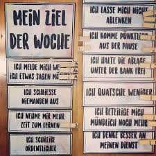 Haben Seit Kurzer Zeit Das Ziel Der Woche Fur Jeden Schuler Individuell Eingefuhrt So Kann Jeder Schule Klassenzimmer Gestalten Grundschule Unterricht Schule