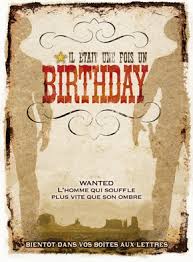 Varane, he's magnificent and he's got it all. Carte Western D Anniversaire Envoyer Une Vraie Carte Anniversaire D Affiche De Film Des 0 99 Merci Facteur