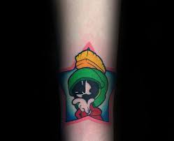 Inkcarceration music & tattoo festival: 40 Marvin The Martian Tattoo Designs For Men Cartoon Ink Ideas