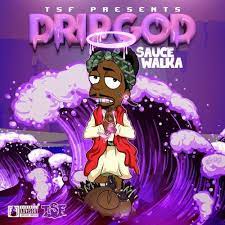 Drip art, neon line art: Sauce Walka Drip God Mixtape