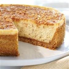 English Toffee Cheesecake From Eagle Brand Recipe Toffee Cheesecake Recipes Cheesecake Recipes Toffee Cheesecake